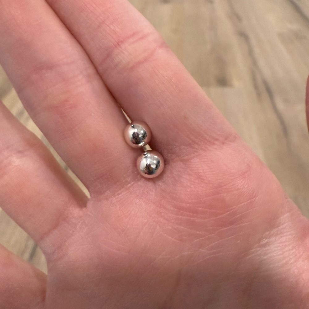 Silver Ball Studs